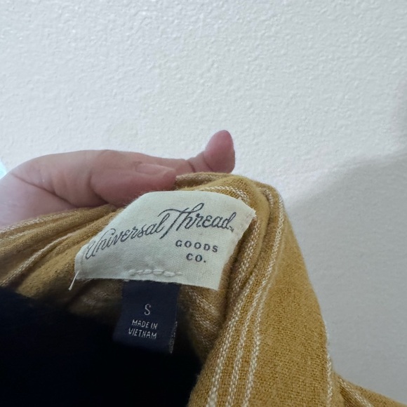 Universal Thread Yellow Tiered Midi Dress - Picture 5 of 5